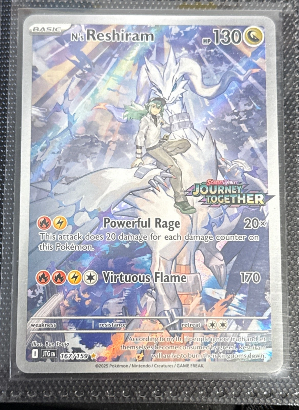 N's Reshiram - Journey Together #167/159
