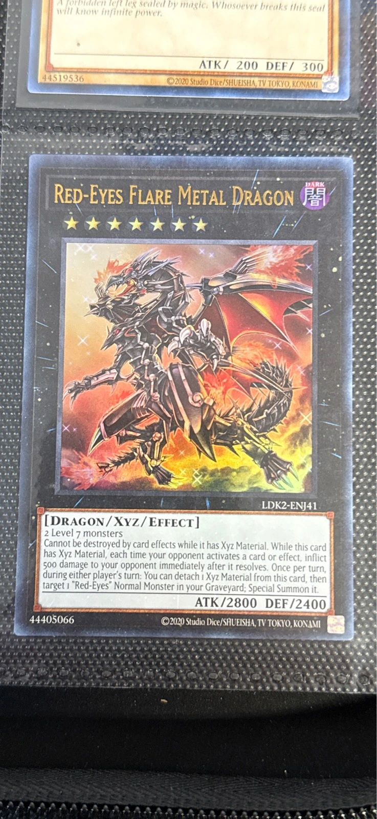 Red-Eyes Flare Metal Dragon - Legendary Dragon Decks #LDK2-ENJ41
