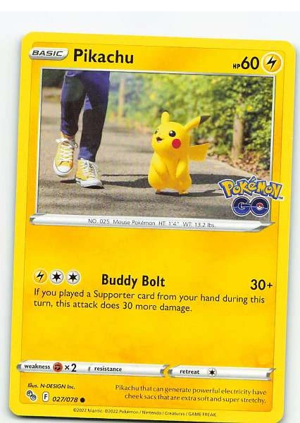 Pikachu - Pokémon GO #027/078