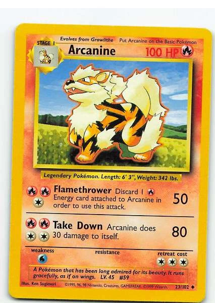 Arcanine 23/102 - Base Set #23/102