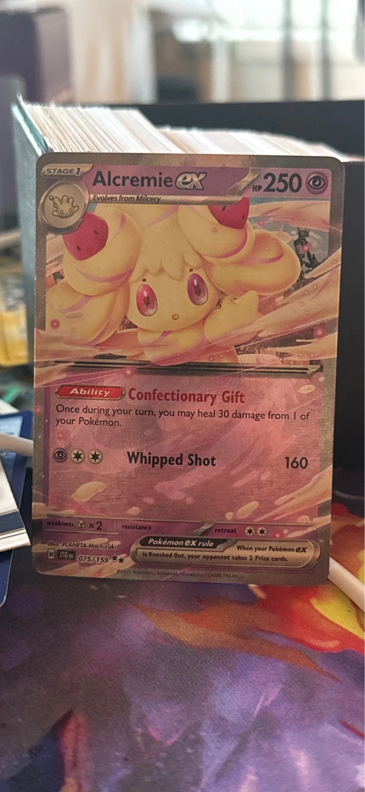 Alcremie ex - Scarlet & Violet: Stellar Crown #075/159