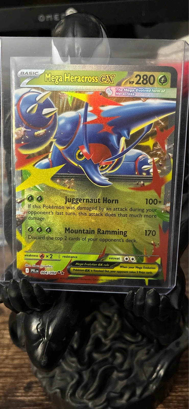 Mega Heracross EX - Phantasmal Flames #004/094