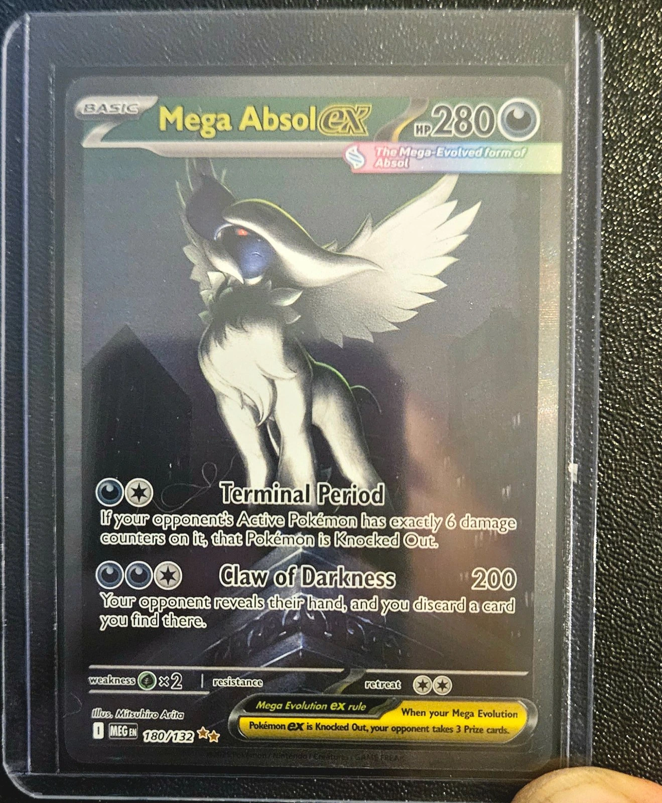 Mega Absol-EX Double Holo - Mega Evolutions #180/132