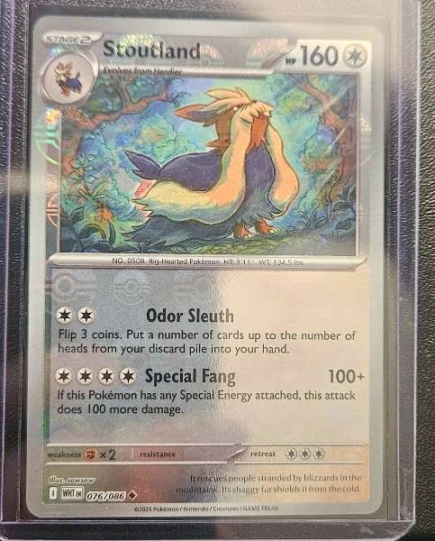 Stoutland - Pokeball Holo #076/086