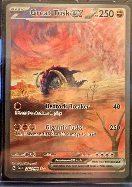 Great Tusk EX - Double Gold Star (SIR) #246/198