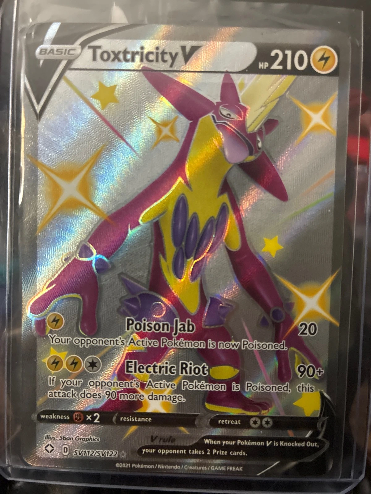 Toxtricity V - Shining Fates #SV112/SV122