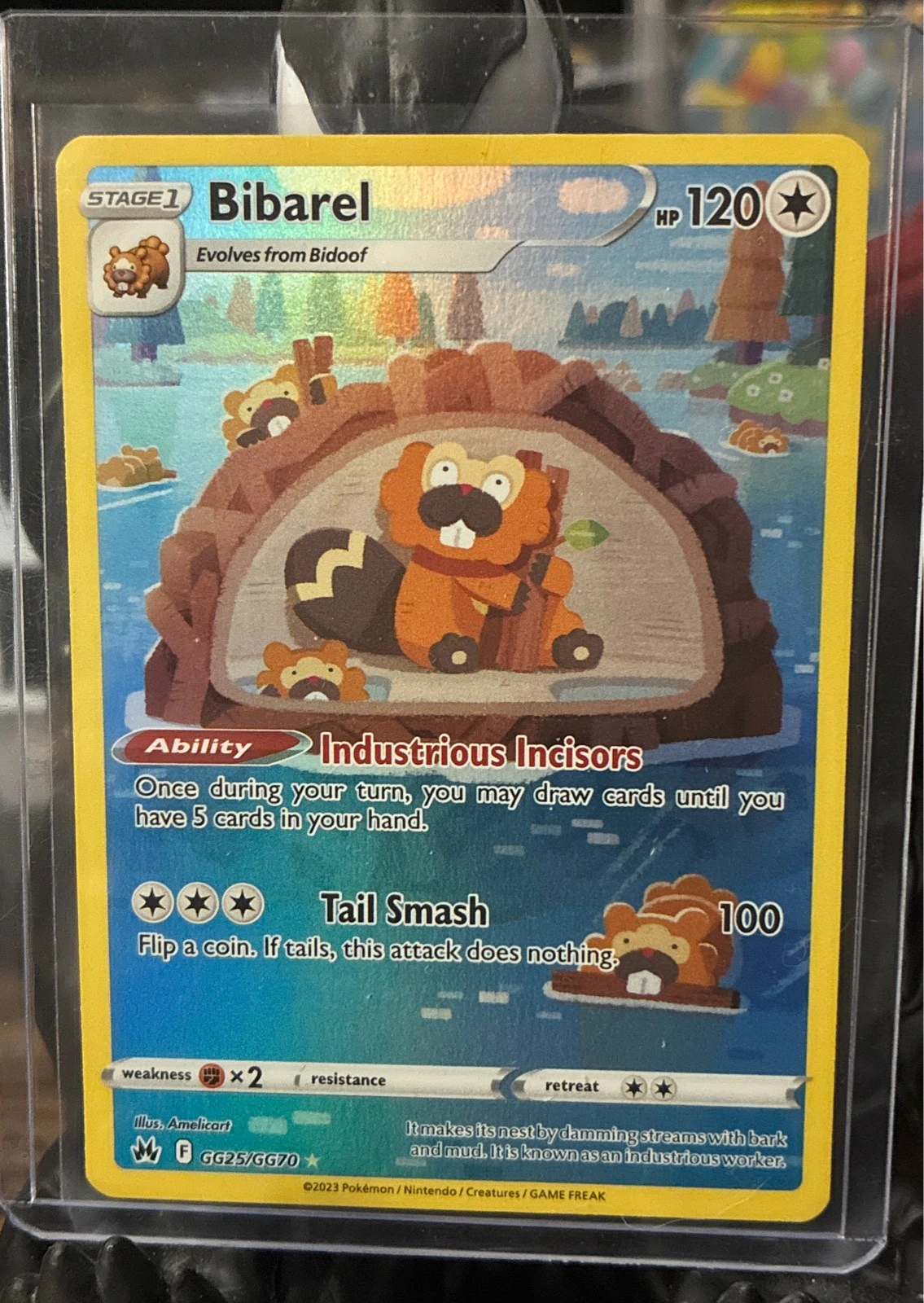 Bibarel - Crown Zenith #GG25/GG70