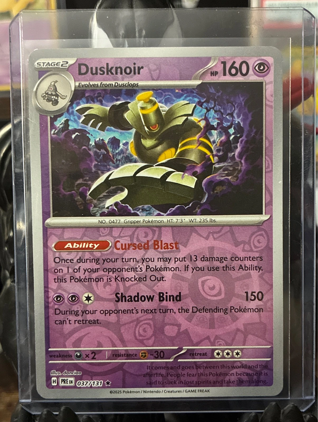 Dusknoir - Prismatic Evolutions #037/131