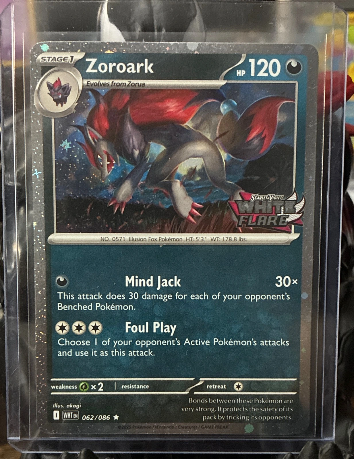 Zoroark - White Flare #062/086