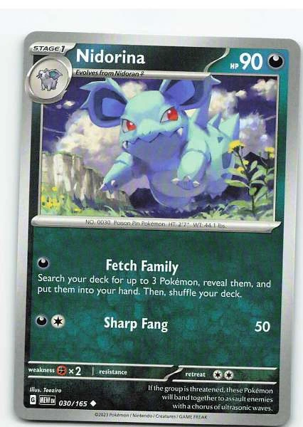 Nidorina 030/165 - Scarlet & Violet—151 #030/165