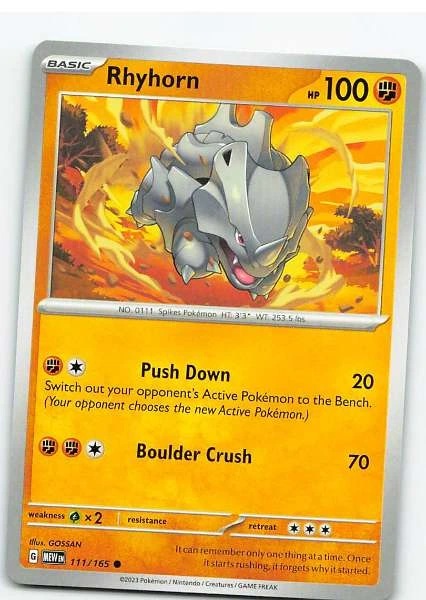 Rhyhorn #111/165 - Scarlet & Violet—151