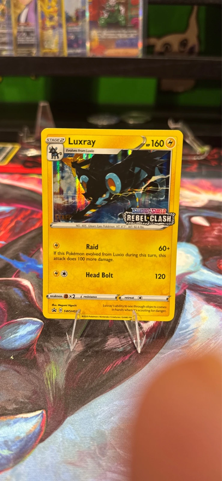 Luxray pre release staff swsh023 - Rebel Clash #SWSH023