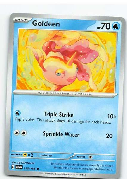 Goldeen 118/165 - Scarlet & Violet—151 #118/165