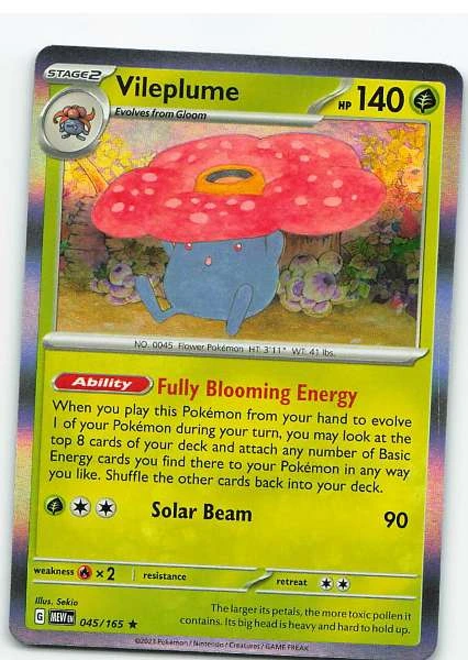 Vileplume 045/165 Holo - Scarlet & Violet—151 #045/165
