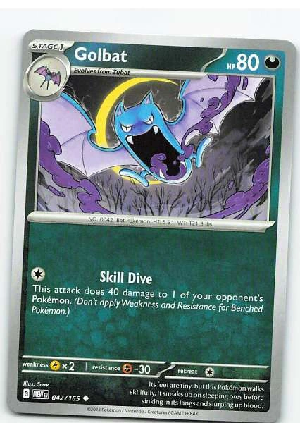 Golbat 042/165 - Scarlet & Violet—151 #042/165