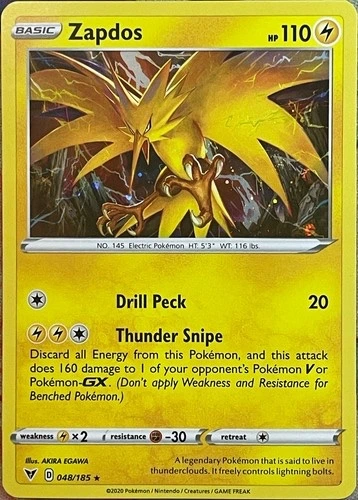 Zapdos Holo - Vivid Voltage #048/185