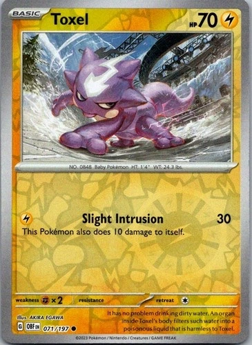 Toxel - Obsidian Flames #071/197