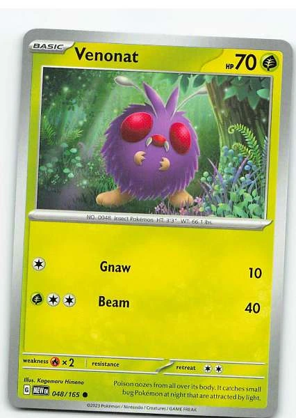 Venonat - Pokémon 151 #048/165