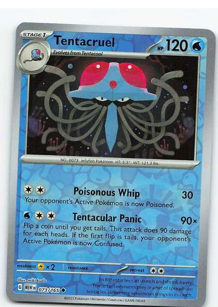 Tentacruel 073/165 Reverse Holo - Scarlet & Violet—151 #073/165
