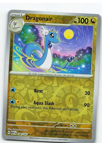 Dragonair 148/165 Reverse Holo - Scarlet & Violet—151 #148/165