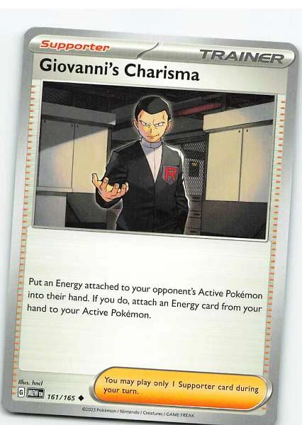 Giovanni's Charisma 161/165 - Scarlet & Violet—151 #161/165