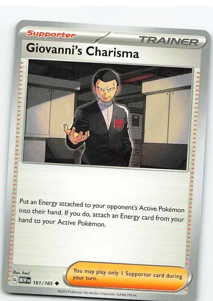 Giovanni's Charisma - Scarlet & Violet—151 #161/165