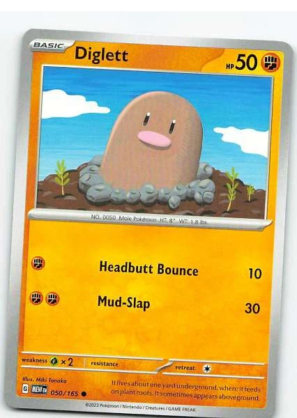 Diglett 050/165 - Scarlet & Violet—151 #050/165