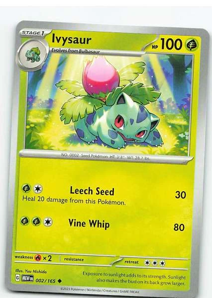 Ivysaur 002/165 - Scarlet & Violet—151 #002/165