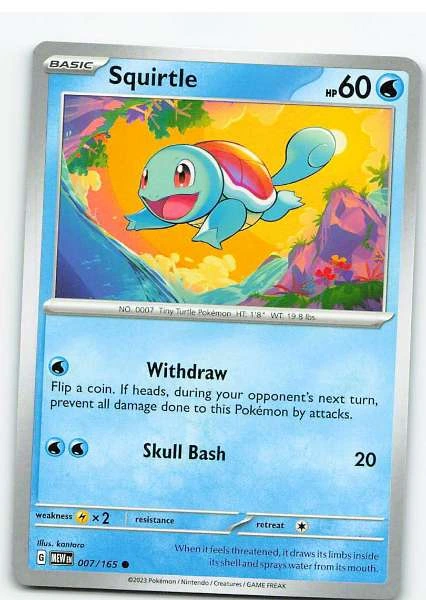 Squirtle #007/165 - Pokémon Scarlet & Violet: 151