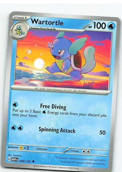 Wartortle #008/165 - Pokémon Scarlet & Violet: 151