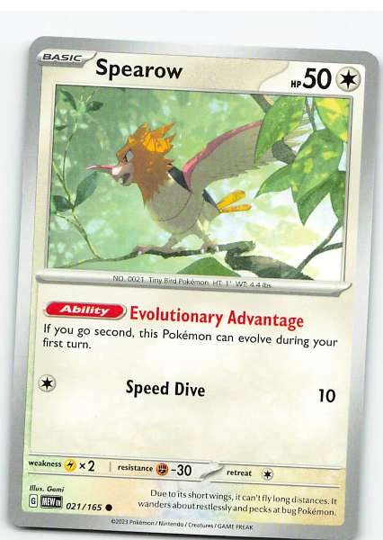 Spearow 021/165 - Scarlet & Violet—151 #021/165