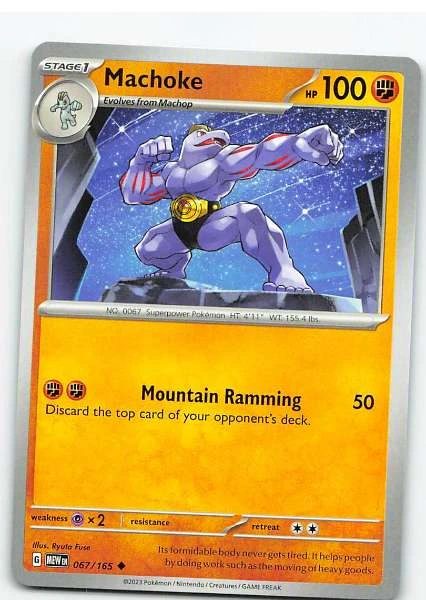 Machoke 067/165 - Scarlet & Violet—151 #067/165