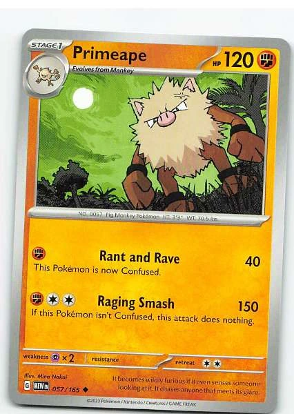 Primeape - Pokémon 151 #057/165
