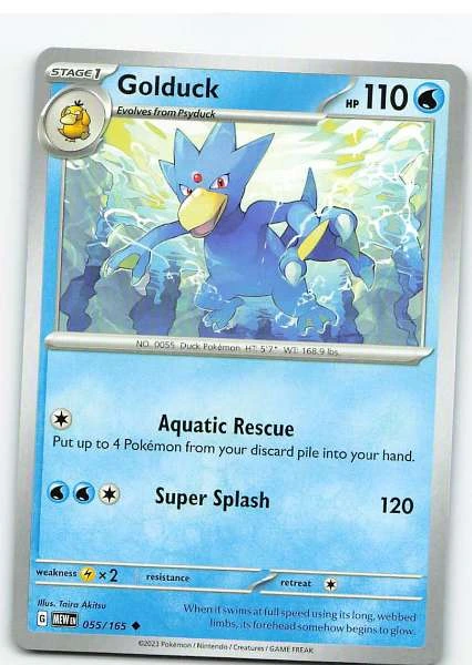 Golduck 055/165 - Scarlet & Violet—151 #055/165