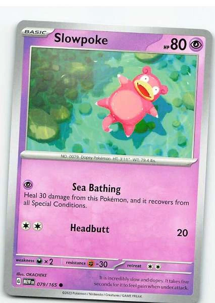 Slowpoke 079/165 - Scarlet & Violet—151 #079/165
