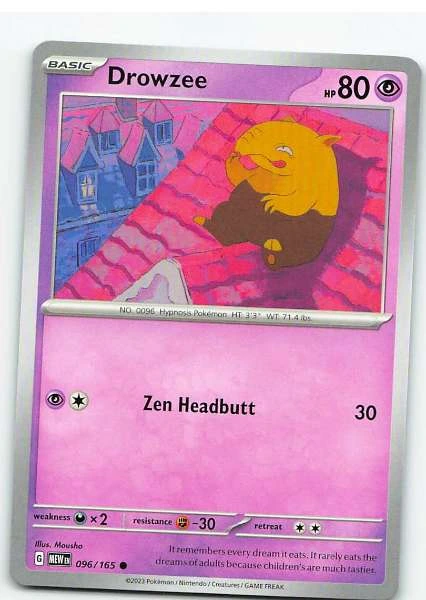 Drowzee 096/165 - Pokémon Scarlet & Violet: 151 #096/165