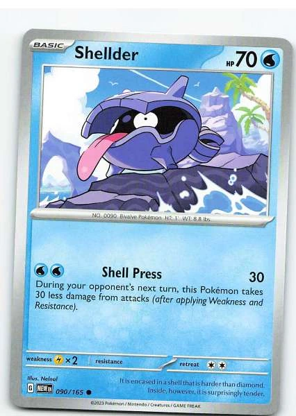 Shellder 090/165 - Scarlet & Violet—151 #090/165