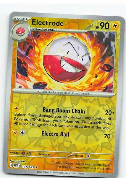 Electrode 101/165 Reverse Holo - Scarlet & Violet—151 #101/165