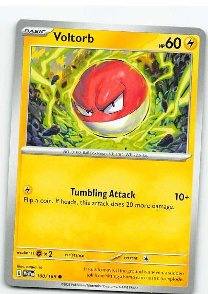 Voltorb 100/165 - Pokemon Scarlet & Violet-151 #100/165