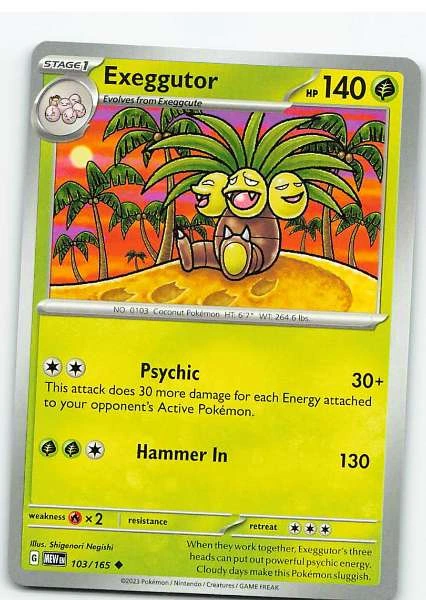 Exeggutor 103/165 - Scarlet & Violet—151 #103/165