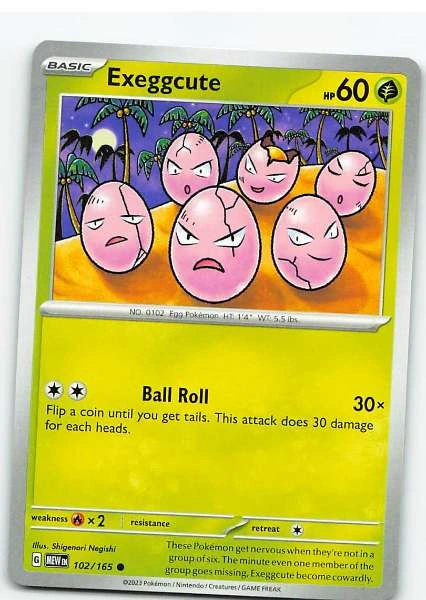 Exeggcute 102/165 - Pokémon 151 #102/165