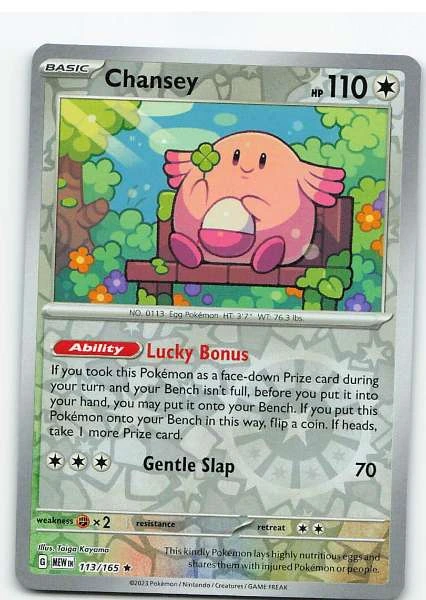 Chansey 113/165 Reverse Holo - Scarlet & Violet—151 #113/165