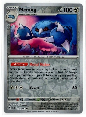 Metang - Temporal Forces Reverse Holo#114/162
