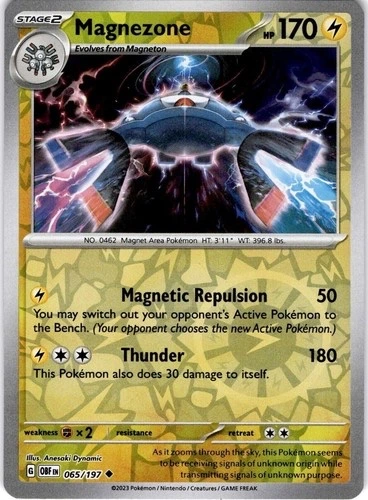 Magnezone Reverse Holo - Obsidian Flames #065/197