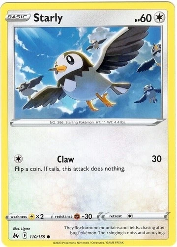 Starly - Crown zenith #110/159