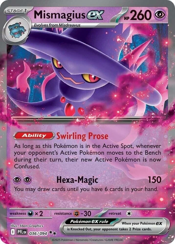Mismagius ex - Phantasmal Flames #036/094