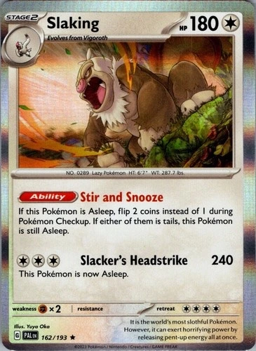 Slaking Holo - Paldea Evolved #162/193