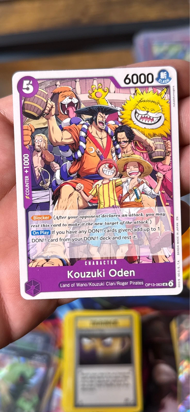 Kouzuki Oden - Carrying On His Will #OP13-063