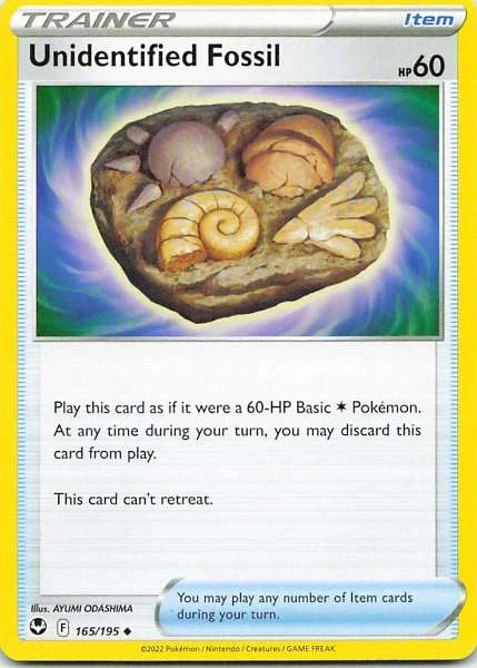 Unidentified Fossil - Sword & Shield—Lost Origin #165/195