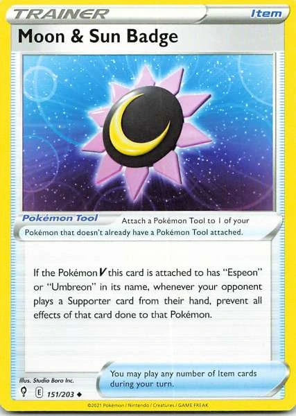 Moon & Sun Badge - Evolving Skies #151/203